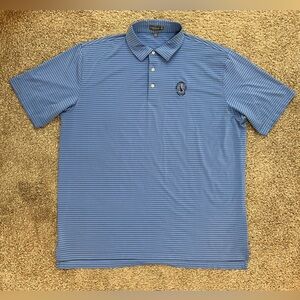 Peter Millar Summer Comfort Polo Shirt Men’s 2XL US Women’s Open Shoal Creek
